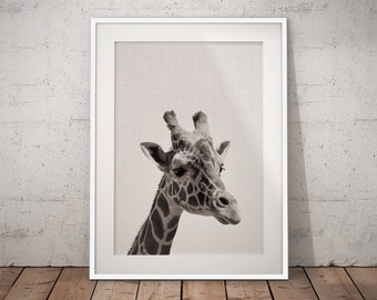 Safari Nursery, Giraffe Nursery, Nursery Wall Giraffe, Nursery Safari Decor, Kids Safari Wall Art, Kids Giraffe Art, Giraffe Print, Giraffe
