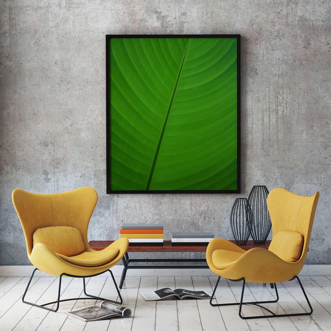 Banana Leaf, Banana Leaf Decor, Banana Leaf Wall Art, Banana Leaves