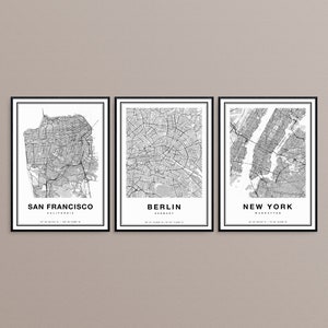 Berlin Map, Berlin City Map, Berlin Map Print, Berlin Print, Berlin Poster, Map Of Berlin, Printable Berlin Map Art, Berlin Map Wall Art image 4