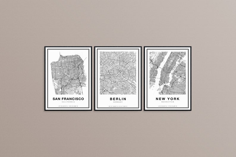 Berlin Map, Berlin City Map, Berlin Map Print, Berlin Print, Berlin Poster, Map Of Berlin, Printable Berlin Map Art, Berlin Map Wall Art image 4