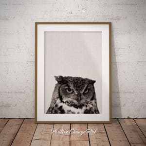 Woodland Owl Art, Forest Owl Art, Forest Animals Owl, Nursery Wall Owl Art, Woodland Owl Print, Owl Art Print, Owl Print, Forest owl print