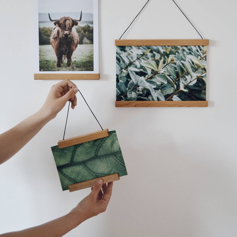 A4 A3 A2 frame wooden holder for posters in Etsy