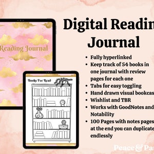 Digital Reading Journal | PDF Download | Track Your Books