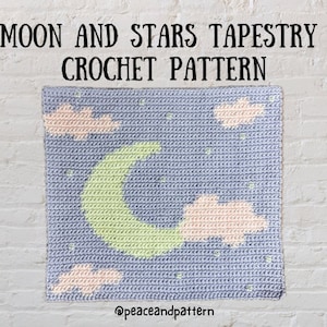 Moon And Stars Tapestry Crochet Pattern