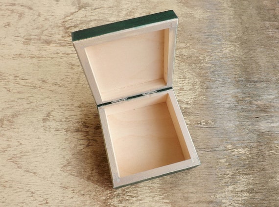 Wooden Box With Cherry Blossom, Hand-painted Flower Custom Chest