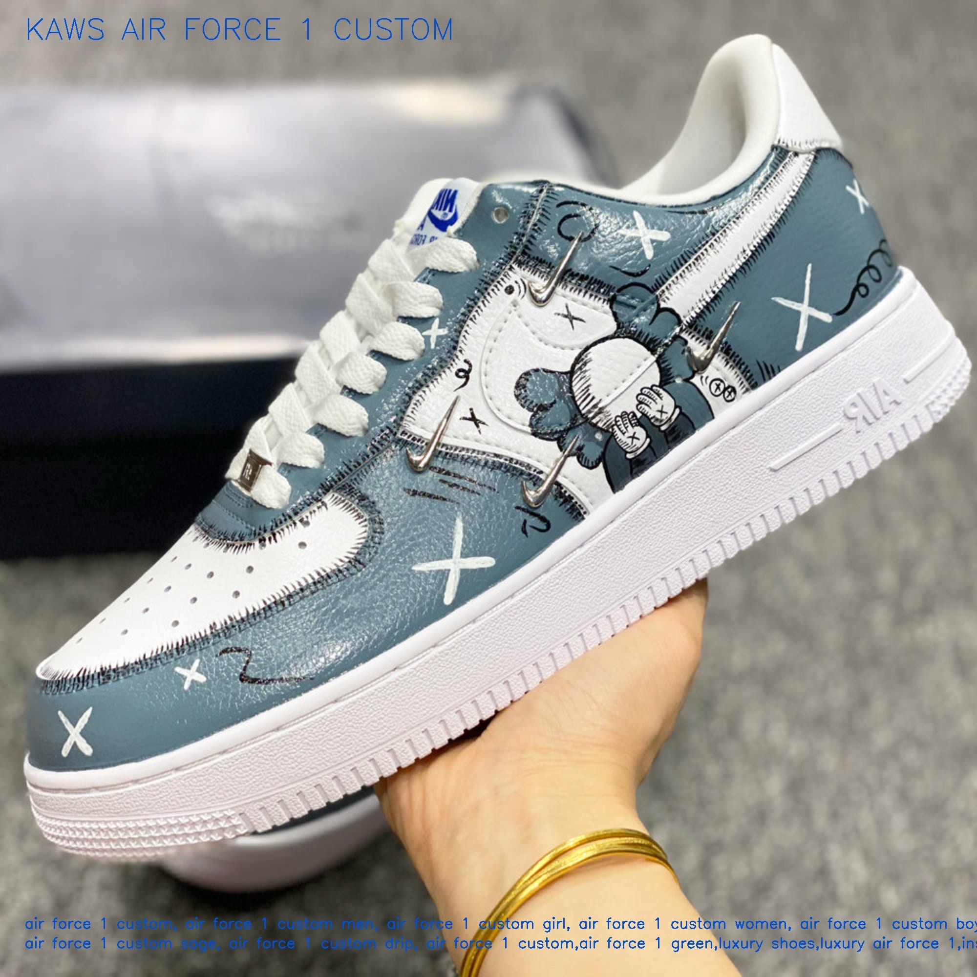 Graffiti Air Force 1 Custom - Daniel Customs