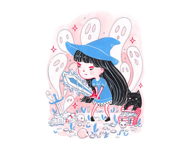 Cute Witch Hat Drawing Drawing Tutorial Easy