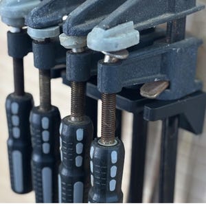 F-Clamp Holder Rack 4 Pack Wall Mounts