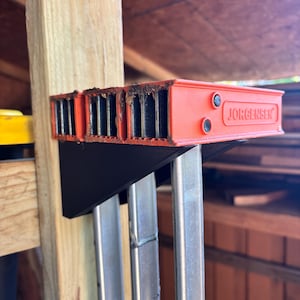 Parallel Clamp Wall Mount |  Each Rack holds 3 Clamps | Bessy | Pony Jorgensen | Compact Design | Pack of 1