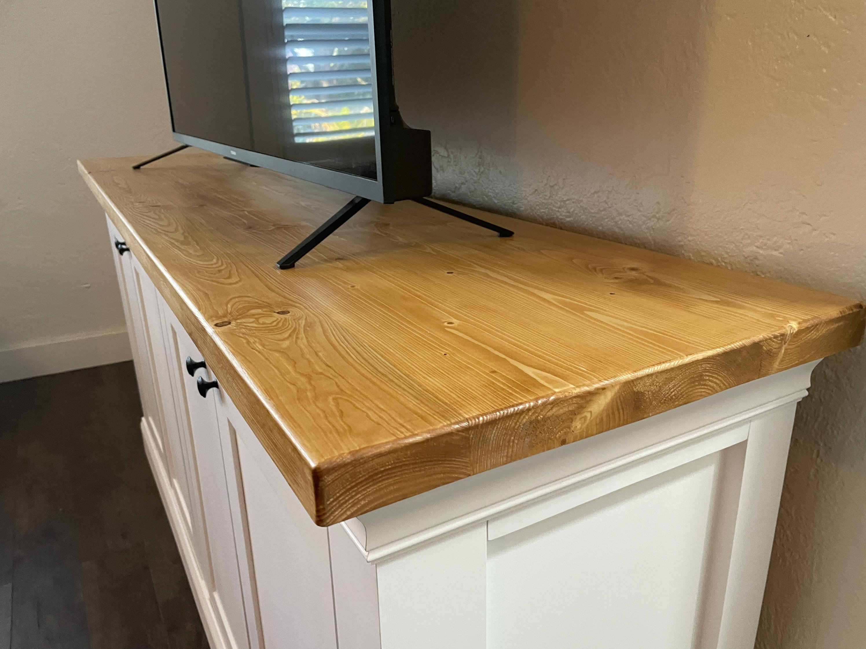 Large TV Stand White Shaker Entertainment Center TV Console Etsy