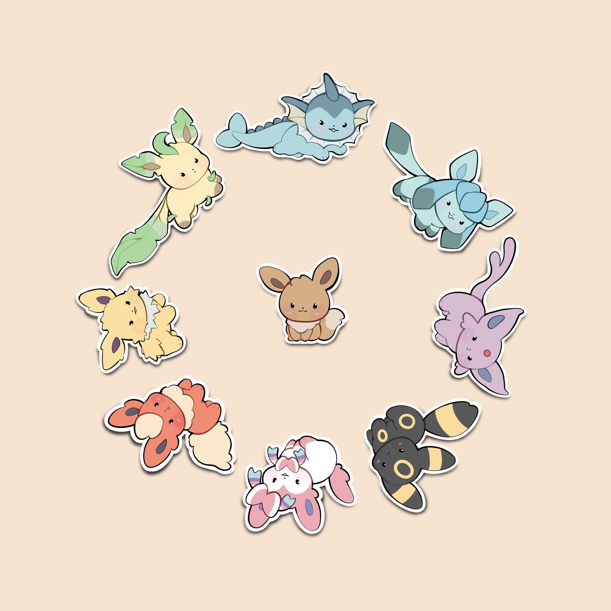 Eeveelution Stickers - FREE shipping
