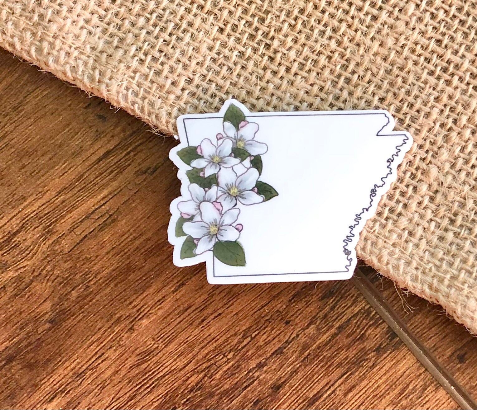 Arkansas Sticker, State Flower, Arkansas State Flower, Floral Akansas ...