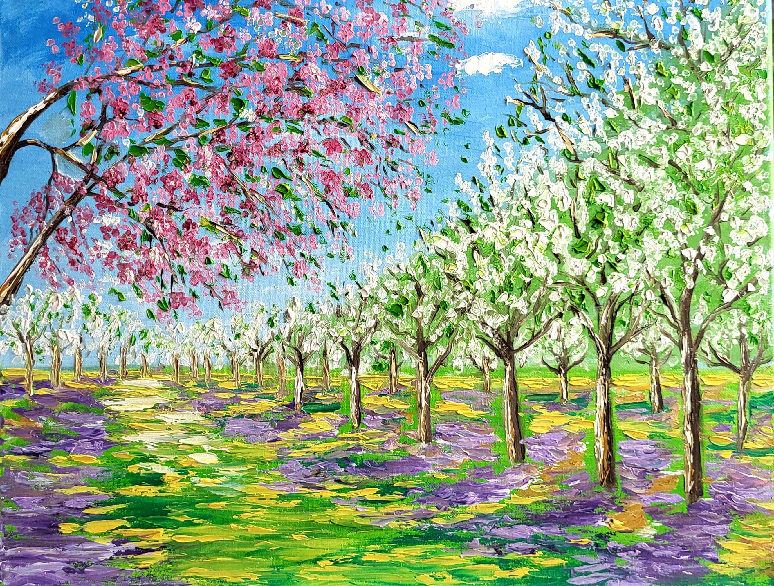 Spring in Canada. Original Oil Painting on Canvas 16x20in