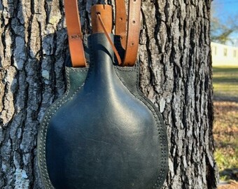 Blue Lassie Handmade Leather Canteen