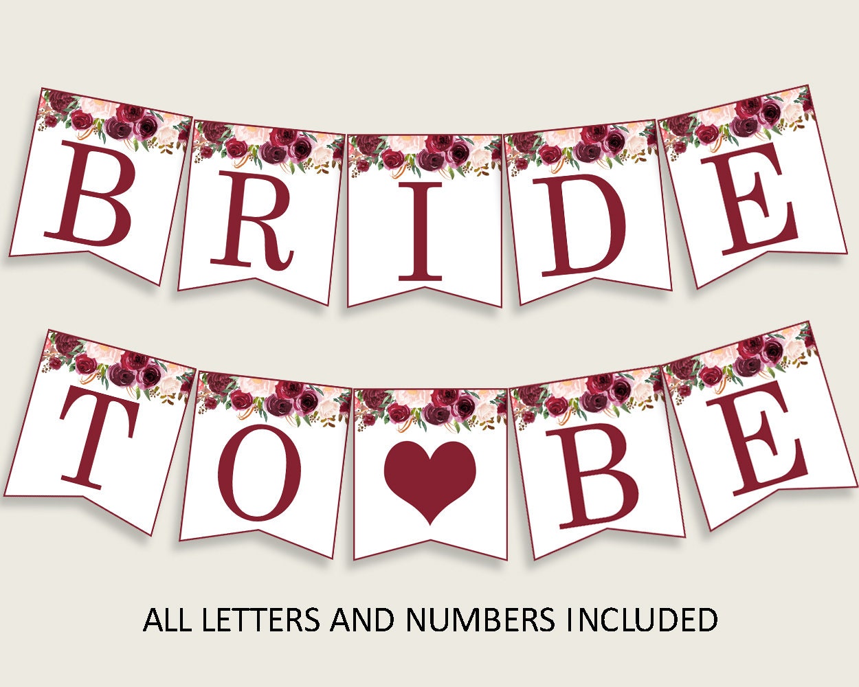 Bride to Be Banner, Editable Banner, Bride To Be, Bridal Shower Banner,  Printable Banner, INSTANT DOWNLOAD, Templett, #PBP97