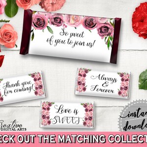 Hershey Wrappers Bridal Shower Hershey Wrappers Floral Bridal Shower Hershey Wrappers Bridal Shower Floral Hershey Wrappers Pink BQ24C