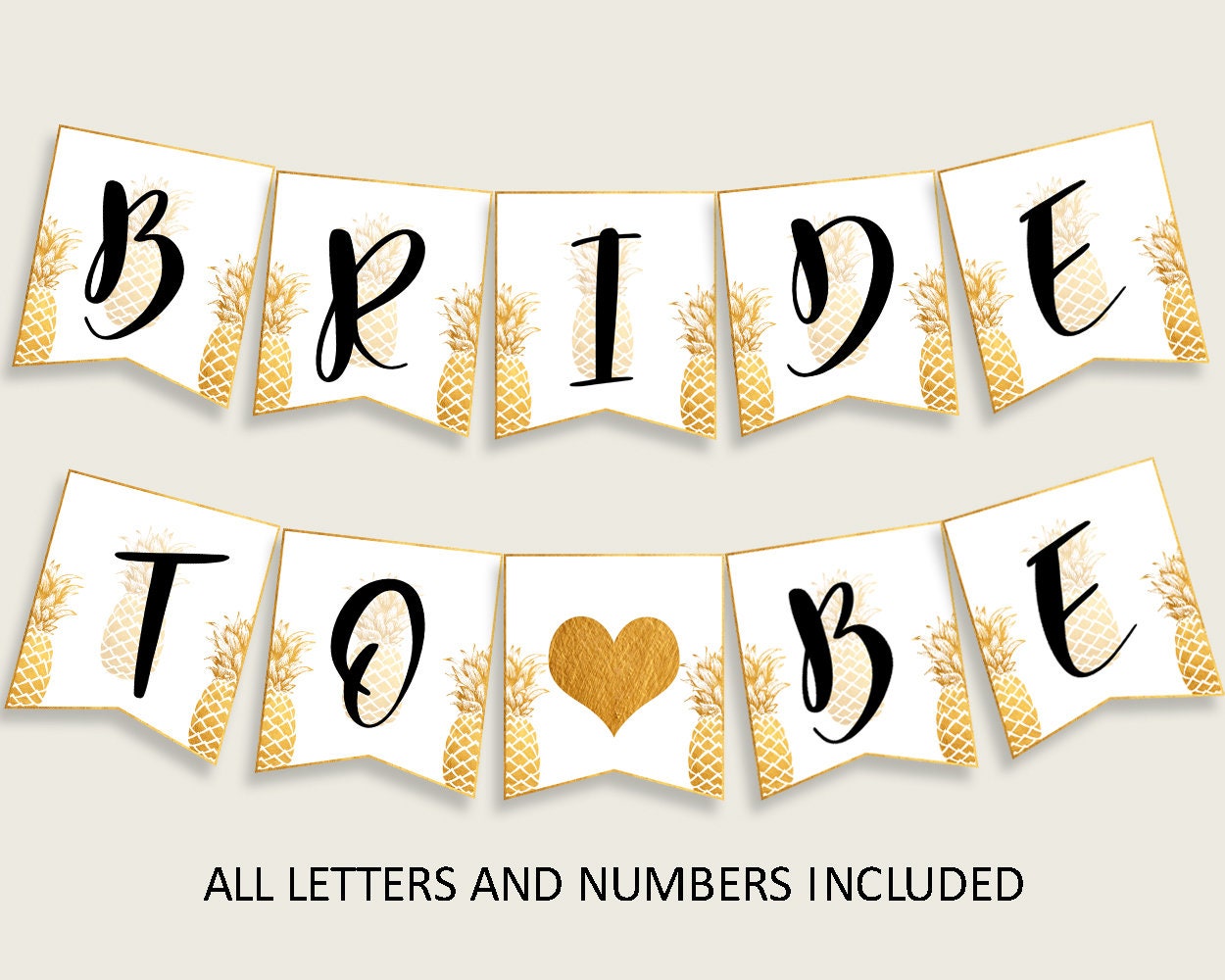 Bride to Be Printable Banner Gold Confetti Glitter Bridal Shower Party  Printable Digital File, DIY Print / Instant Download / 4CG -  Israel