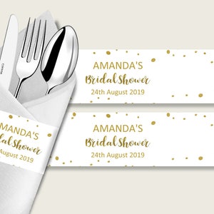 Napkin Rings Bridal Shower Napkin Rings Gold Bridal Shower Napkin Rings Bridal Shower Gold Napkin Rings Gold White party decorations G2ZNX