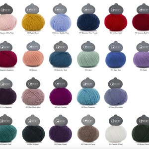 DK Weight Navy Cashmere Yarn, Cardiff Cashmere Classic, 324 Ocean (Denim Tweed), Mongolian Italian Spun Cashmere#D8 image 5