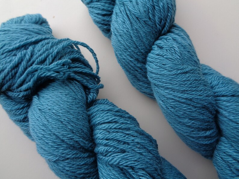 Teal Cashmere Yarn 4 Ply Sport Weight 175 Yards Knitting & Etsy