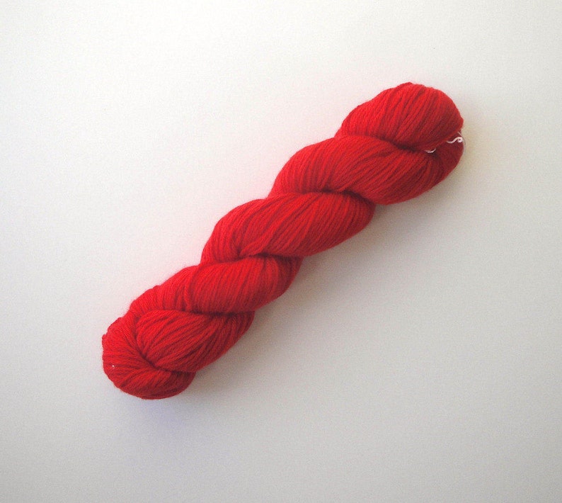 Red Cashmere Yarn Sport Weight Jojoland Cashmere 4ply Etsy