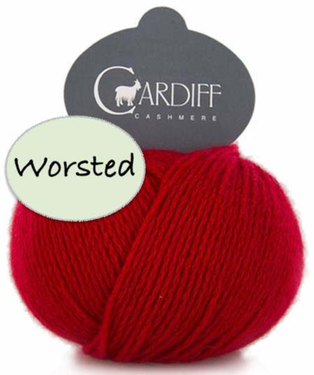 Red Worsted Weight Cashmere Yarn Christmas Red Cardiff Etsy
