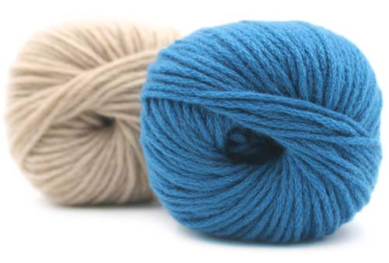 Worsted Weight Cashmere Yarn Cardiff Large Berry A Light Etsy