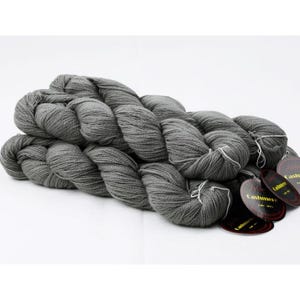 Lace Cashmere Yarn, 2ply Lace Weight, 440 Yards, Knitting Crochet, # 275  Gray, Jojoland Cashmere Lace