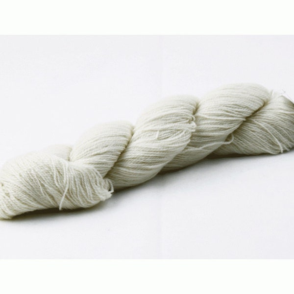 Reines Kaschmirgarn, Naturweiß, C288, 2-lagiges Lacegewicht, 440 Meter, Stricken, Häkeln, Jojoland Kaschmir, Creamy Natural