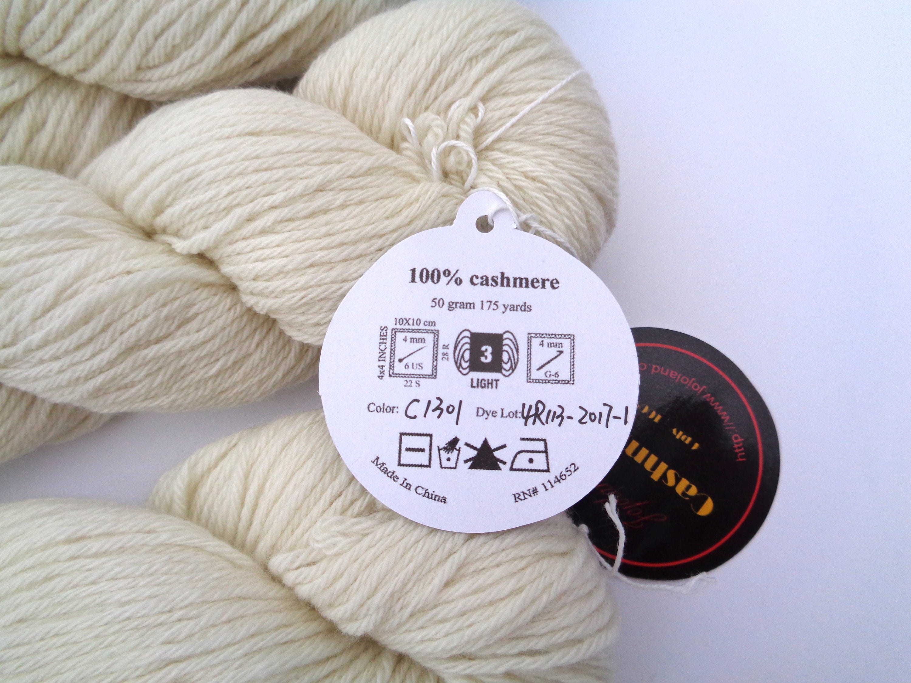 Undyed Pure Cashmere Yarn 4ply Sport Weight Pure Cashmere Etsy UK
