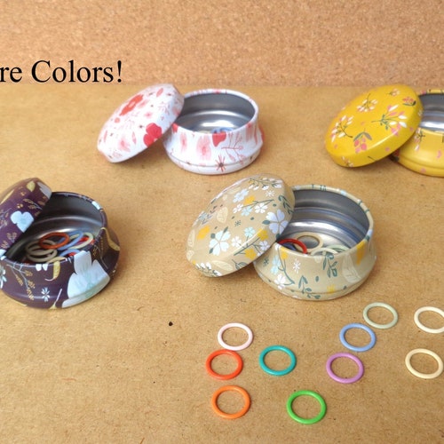 Stitch Marker Set With Tin for Knitting Knitting Markers 9mm Etsy