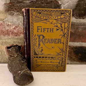 Lippincott&#39;s Fifth Reader: 1881 Antique School Textbook