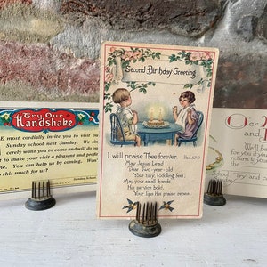 Vintage Sunday School Postcards: Religious Ephemera, Junk Journal Supplies