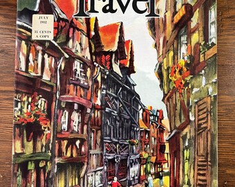 Vintage Travel Magazine, July 1932, Scarce Antique Advertisements