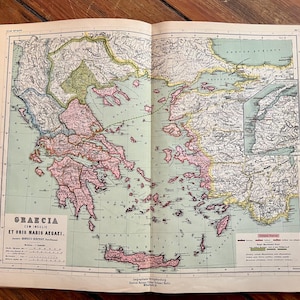 Antique Atlas Antiquus: 1896 Heinrich Kiepert German Historical Maps