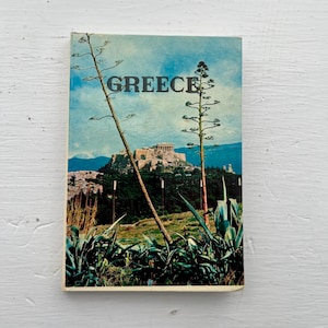 Vintage Greece Souvenir Photo Book: Athens & Antiquities, 1950s Travel Memorabilia