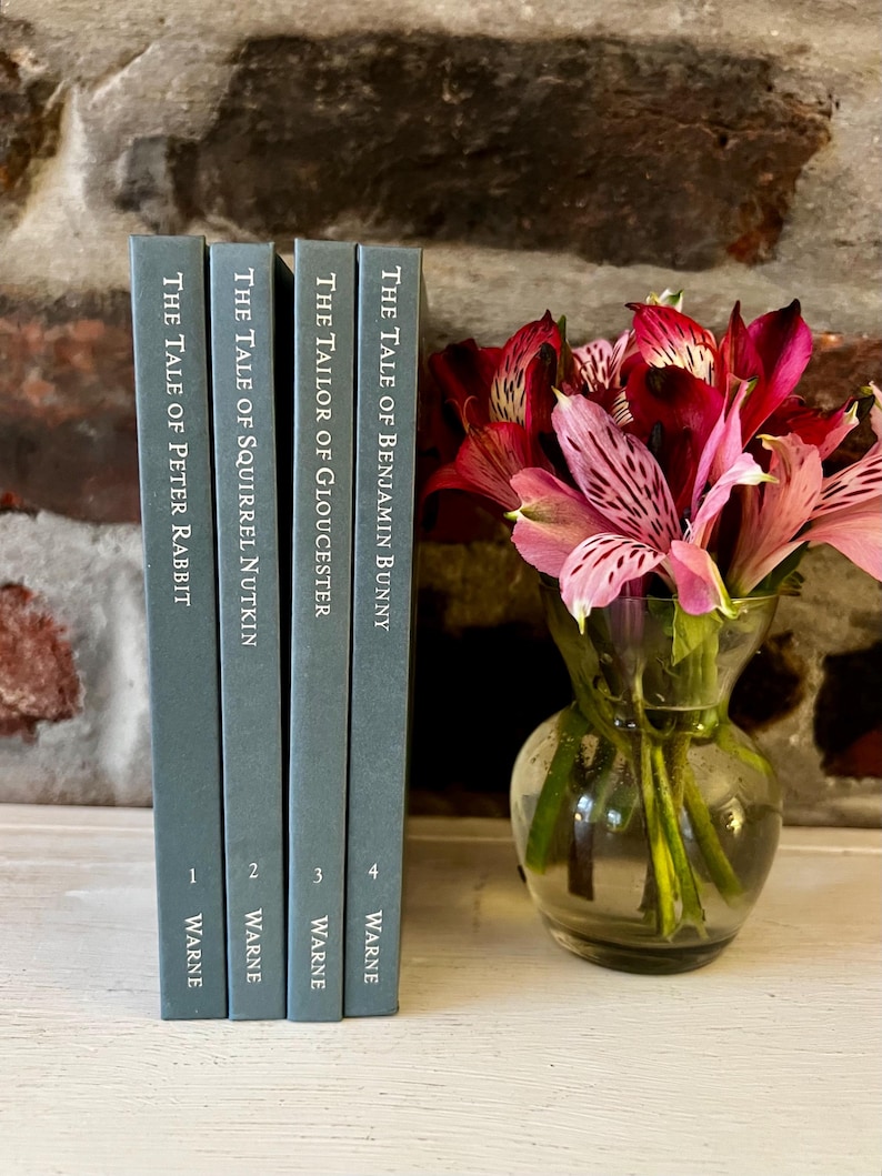 Beatrix Potter Book Set: Peter Rabbit, Squirrel Nutkin, Benjamin Bunny ...
