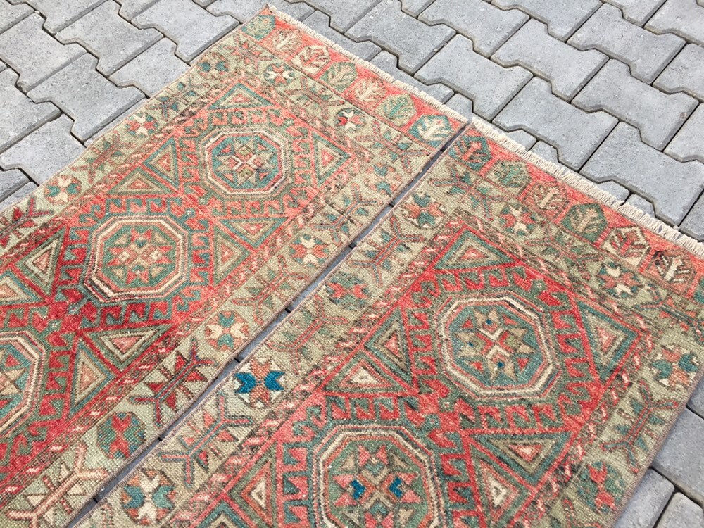 Vintage Set of 2 Small Door Mat Miniature Outdoor Pair Carpet Etsy