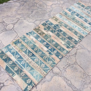 Traditioneller Teppichläufer, Patchwork Läufer Teppich, Türkischer Traditioneller Teppich, Vintage Teppich Läufer, Teppich Läufer, Kostenloser Versand 50 x 20 cm
