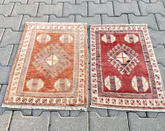 Handmade Entry Rug, Boho Entrance Rug, Bedroom Bedside Rug