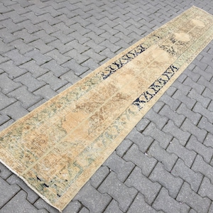 Schmaler Läufer, Handgewebter Teppich, Handgewebter Teppich, Teppich Läufer, Langer Flur Läufer, Patchwork Läufer, Vintage Teppich 2 &#39;X 3&#39;4 &#39;&#39;