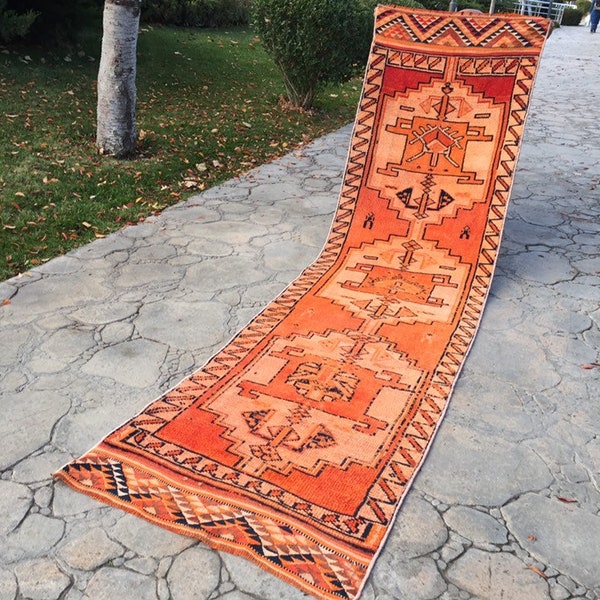 Blue Turkish Runner Etsy