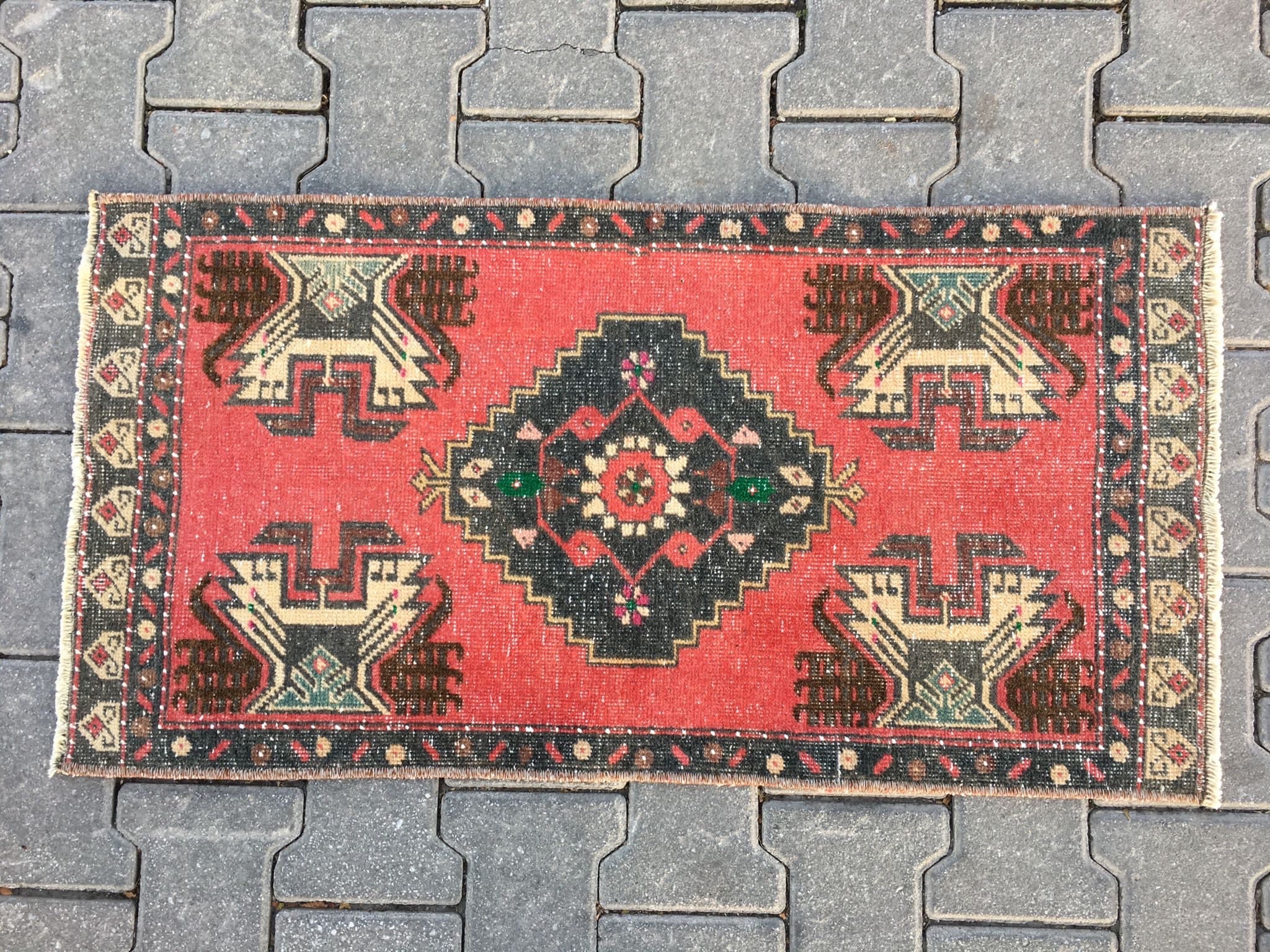 Vintage Turkish Oushak Rug: Handwoven Wool Bohemian Area Rug (21
