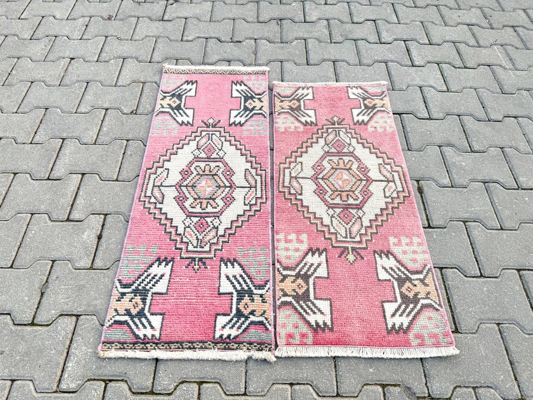 Boho Entryway Rug, Tribal Accent Rugs, Rose Pink Area Carpet Rug - Etsy