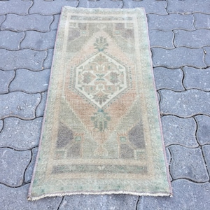 Small Rug, Carpet Rug, Turkish Rug, Decorative Rug, Bath Mat, Bathroom Rug, Bath Rug, Mute Rug, 18&quot; X 38&quot; Inches Free Shipping!!!