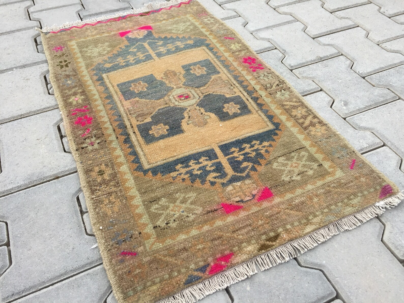 Embroidery Rug Carpet Rug Wool Rug Small Rug Doormat Etsy