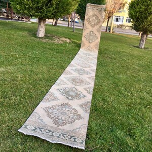 Stair Rug Runner, Extra Long Runner Rug, Rug Runner 23 feet, Runner Rug, Muted Soft Colored Runner 2’3&quot; x 23’3” ft Narrow Rug Runner