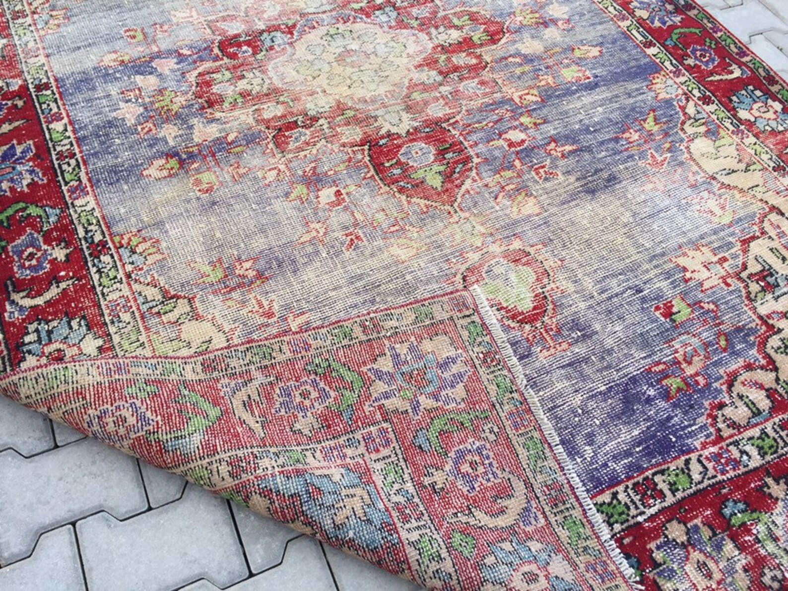 Antique Carpet Rug Blue Rug Large Rug Blue Carpet Rug Etsy