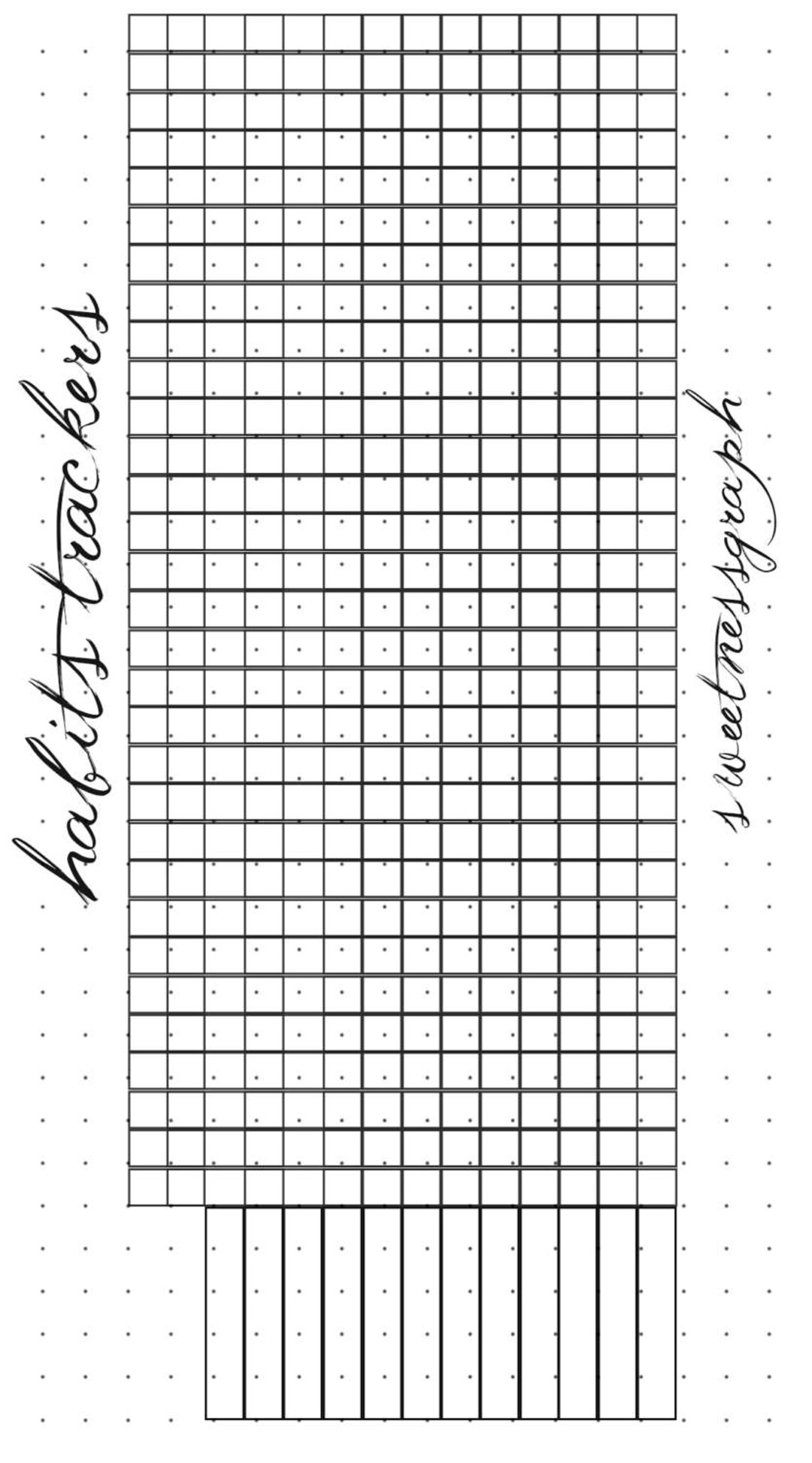 Habits Tracker and TV Show Tracker Bullet Journal Etsy