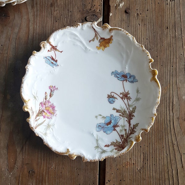 Limoges Plates With Gold Trim Etsy